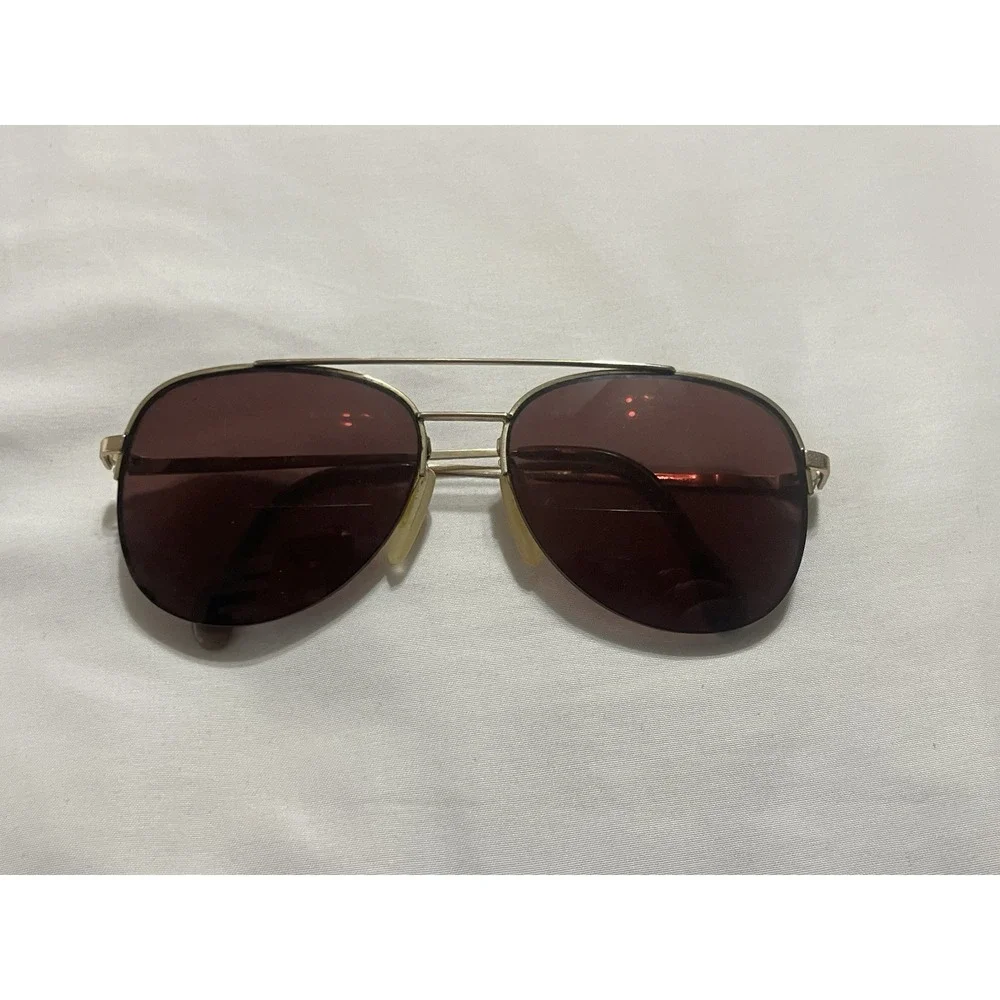 AUTHENTIC ZEISS WEST GERMANY 5860 GOLD EYEGLASSES FRAME 57-17-140